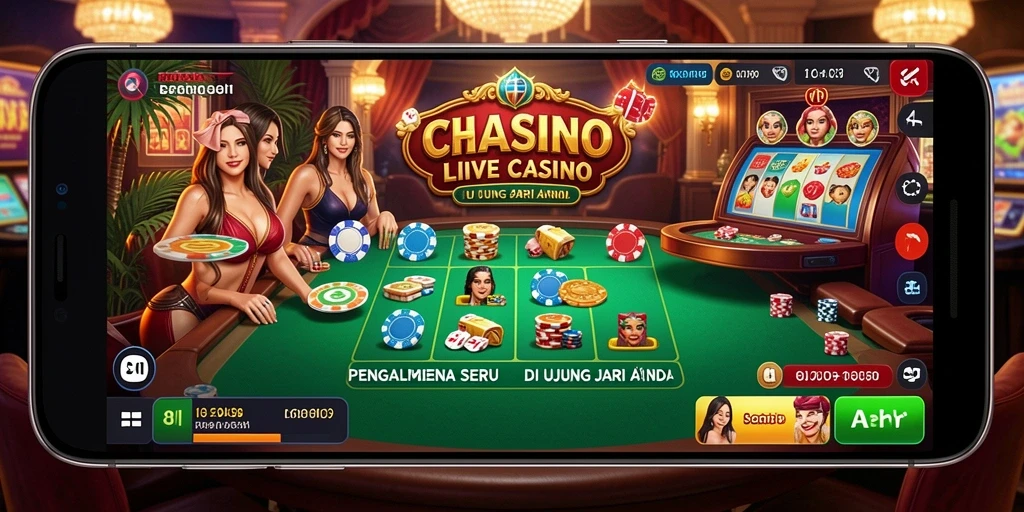Gameplay Live Casino yang seru dan interaktif di 8II.