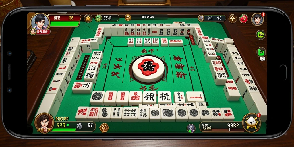 Gameplay seru dan menantang di 99RP Mahjong.