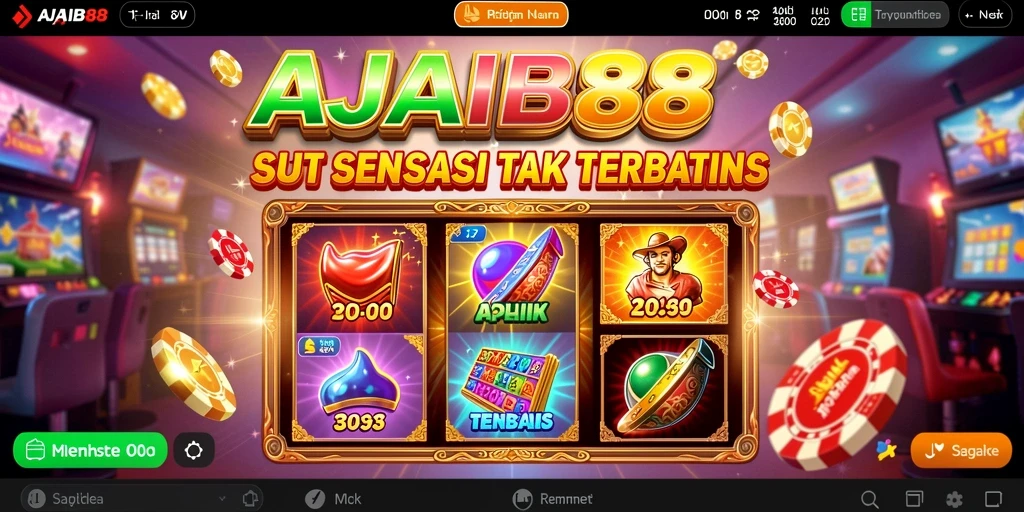 Tampilan permainan Slot yang menarik di AJAIB88.
