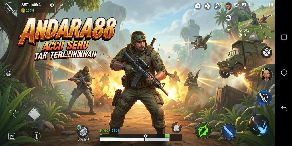Screenshot ANDARA88 menampilkan aksi dan pertarungan yang seru.