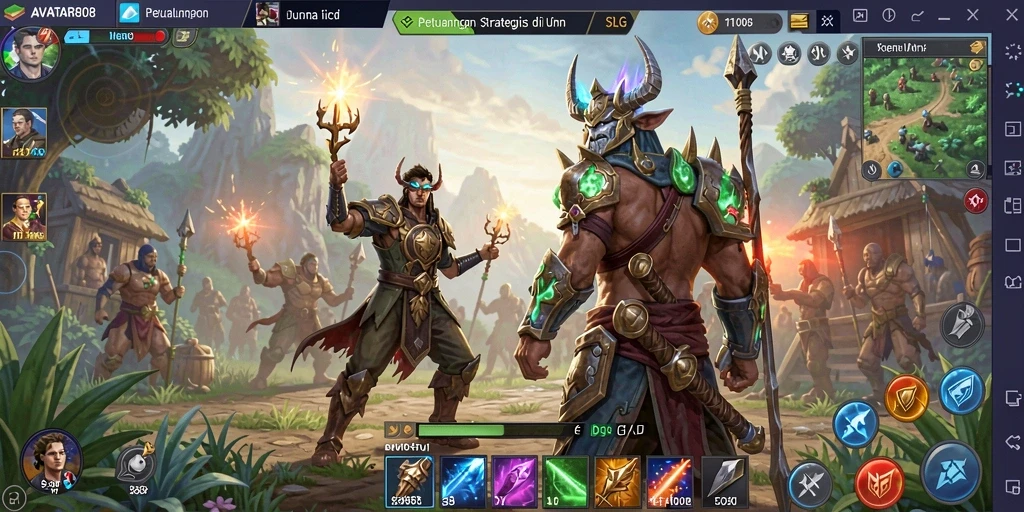 Tampilan gameplay seru dan interaktif dari <strong>AVATAR808</strong>.