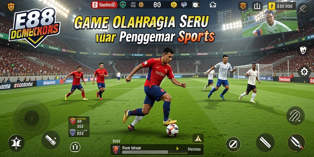 Gameplay seru E88 dengan aksi olahraga yang mendebarkan.