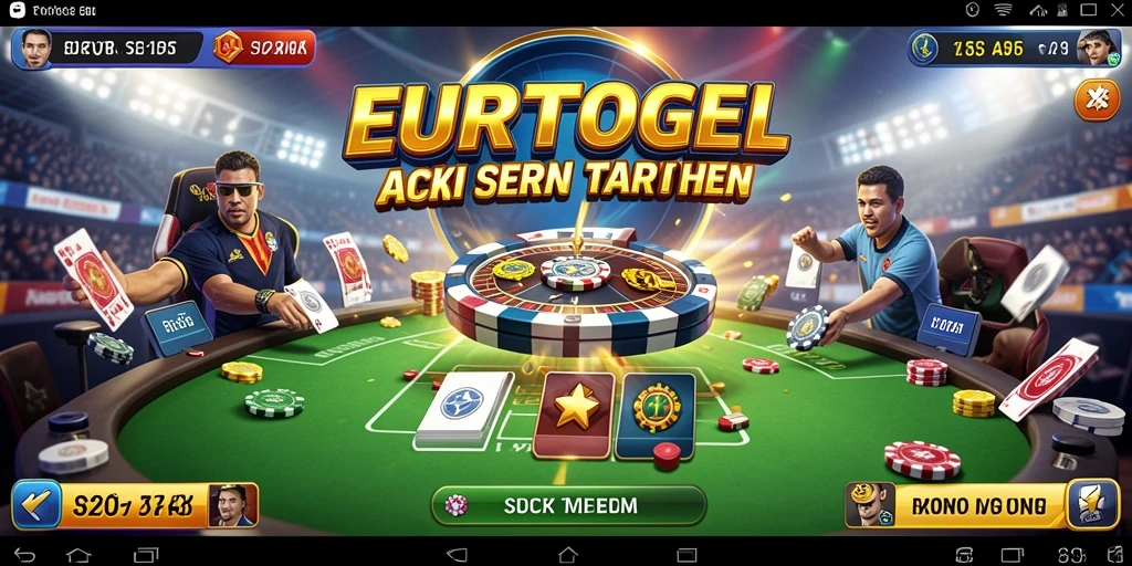 Tampilan aksi seru dalam gameplay EUROTOGEL yang mendebarkan.