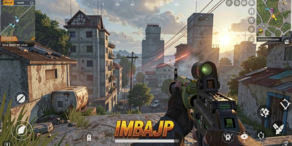 Screenshot gameplay IMBAJP yang menunjukkan aksi menegangkan.