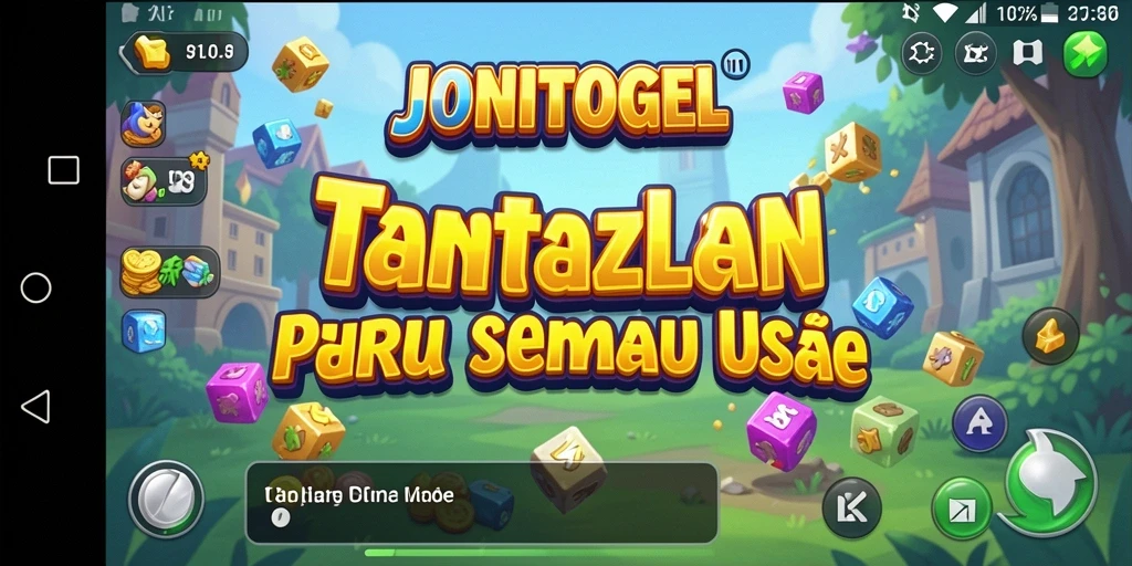 Tampilan gameplay <strong>JONITOGEL</strong> yang menantang dengan berbagai puzzle.