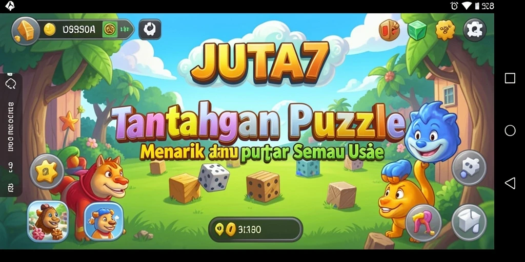 Tampilan gameplay JUTA7 yang seru dan menantang.