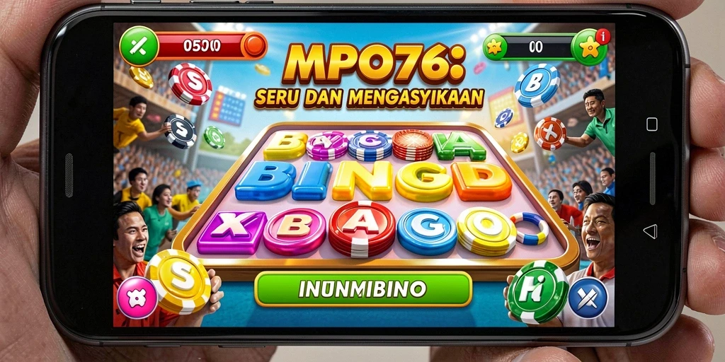 Screenshot gameplay MPO76 menampilkan keseruan bermain Bingo.