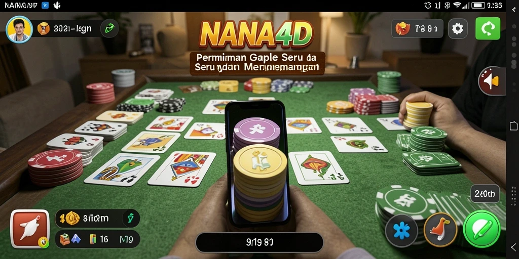 Tampilan gameplay seru dari NANA4D dengan teman-teman.