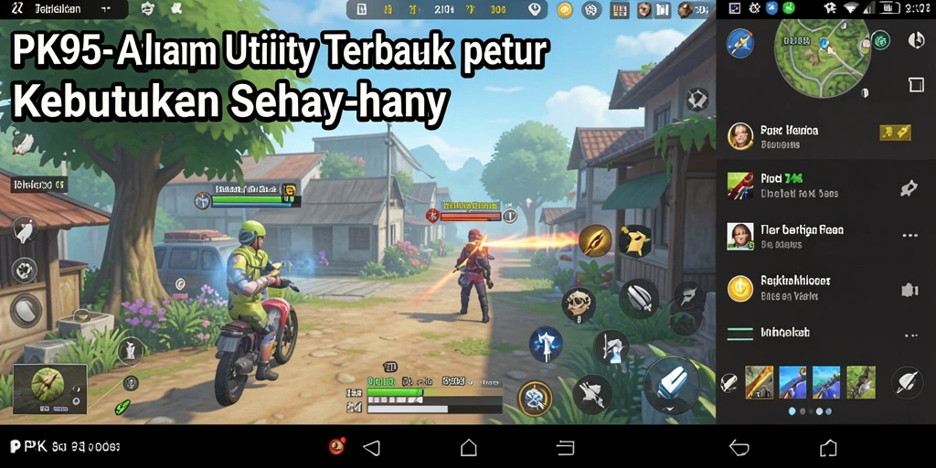Tampilan utama PK95 dengan fitur pengingat dan manajemen tugas.