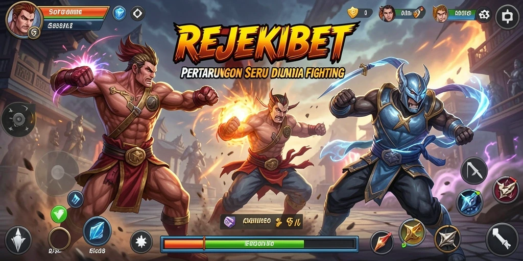 Tampilan gameplay seru dalam game Fighting REJEKIBET.