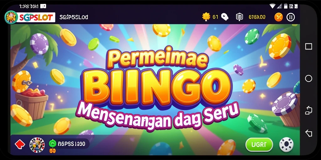 Tampilan gameplay Bingo SGPSLOT yang menarik dan seru.