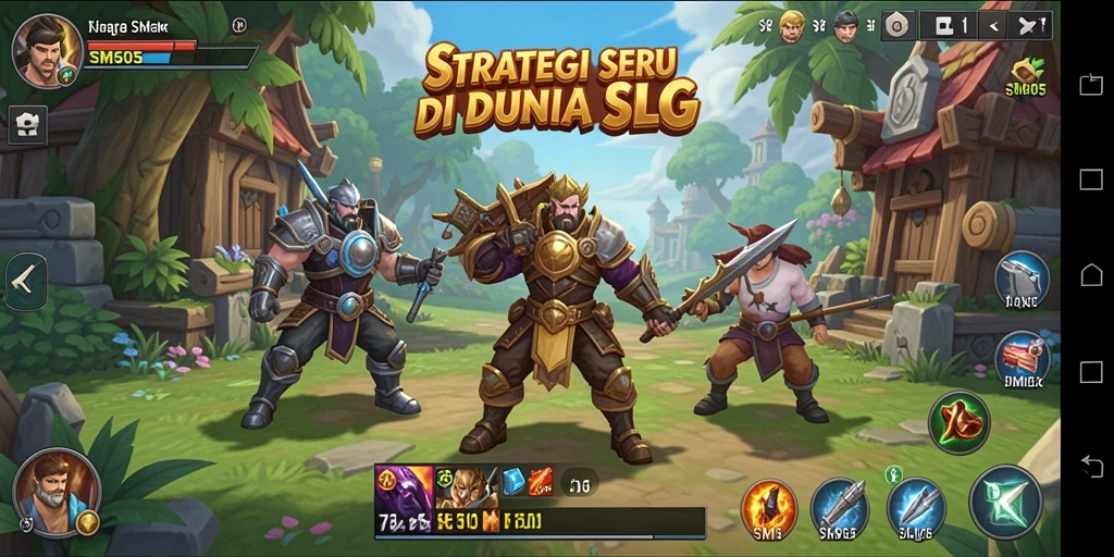 Gameplay seru SM605 dengan grafis menarik dan strategi yang mendalam.