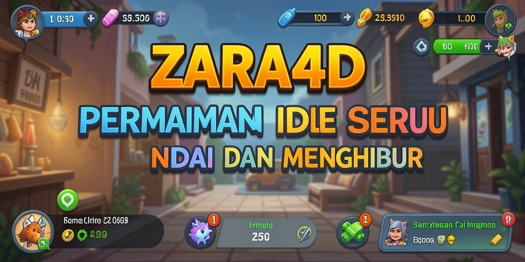 Tampilan gameplay <strong>ZARA4D</strong> yang menarik dan menawan.